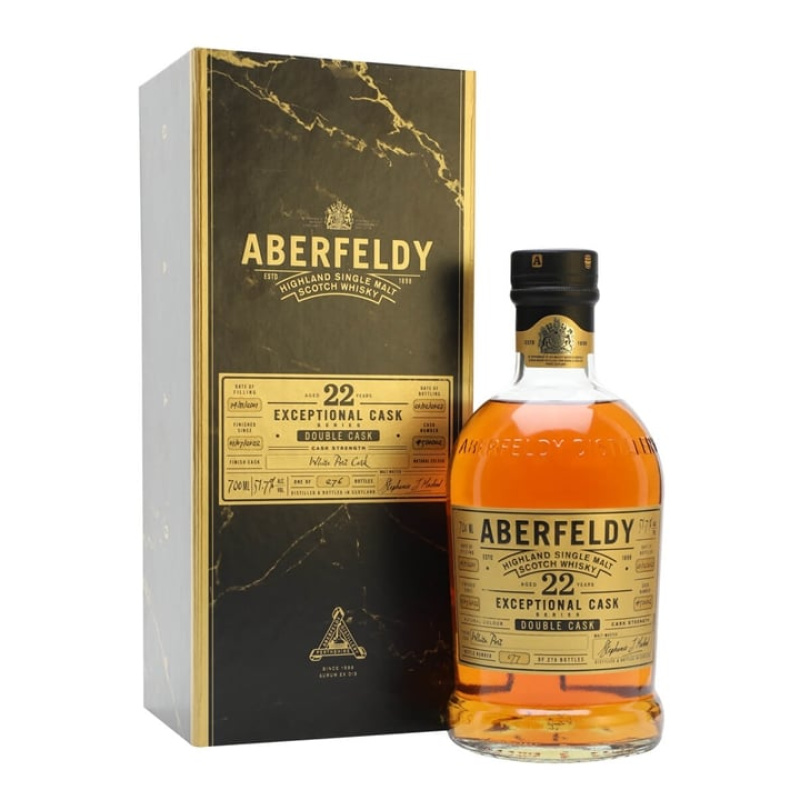 Distillery 22 Year Old – Aberfeldy 2001 Exceptional Cask / 22 Year Old / White Port Finish Highland Whisky (Highland) | N/A% ABV, 700ml – Buy Now