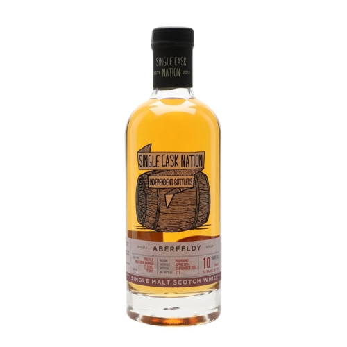 Aberfeldy 2014 / 10 Year Old / Bourbon Cask / Single Cask Nation Highland Single Malt Scotch Whisky