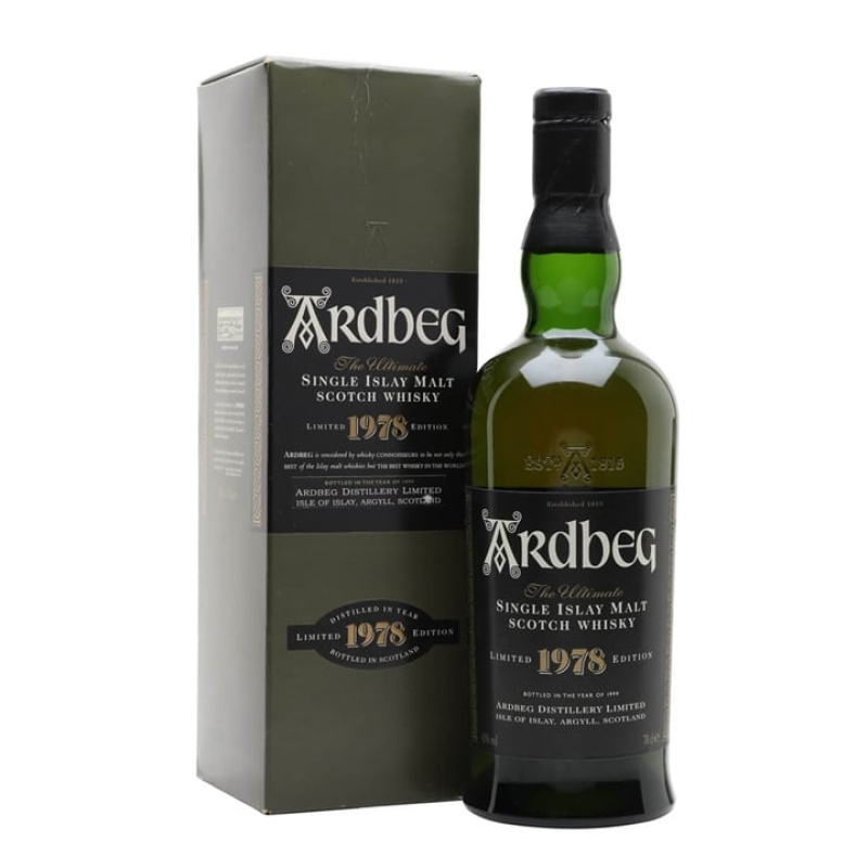 Ardbeg 1978 NAS Year Old – Ardbeg 1978 / Bot.1999 Islay Single Malt Scotch Whisky | Rare Collectable Whisky for Sale (Islay) | N/A% ABV, 700ml – Buy Now