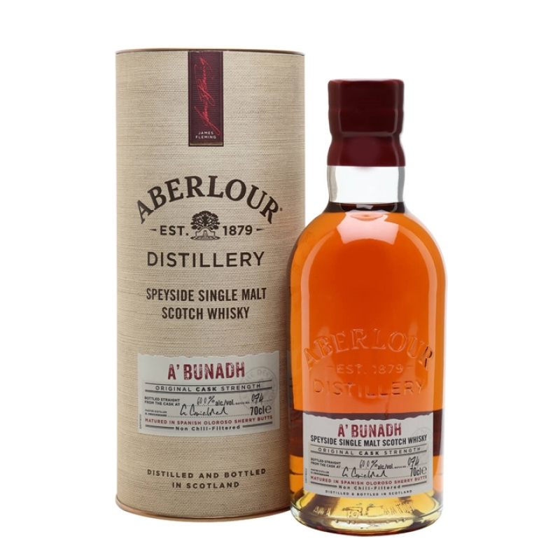 Distillery NAS Year Old – Aberlour A'Bunadh Speyside Single Malt Scotch Whisky (Speyside) | N/A% ABV, 700ml – Buy Now