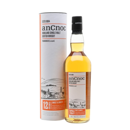 Distillery 12 Year Old – AnCnoc 12 Year Old Highland Single Malt Scotch Whisky (Highland) | N/A% ABV, 700ml – Buy Now