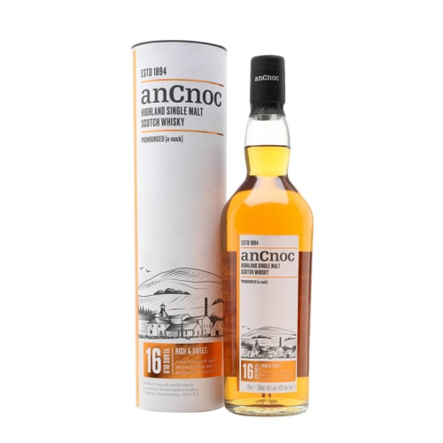 Distillery 16 Year Old – AnCnoc 16 Year Old Highland Single Malt Scotch Whisky (Highland) | N/A% ABV, 700ml – Buy Now