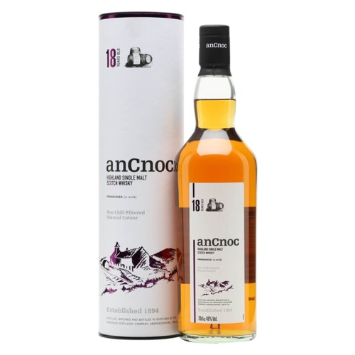 Distillery 18 Year Old – AnCnoc 18 Year Old Highland Single Malt Scotch Whisky (Highland) | N/A% ABV, 700ml – Buy Now