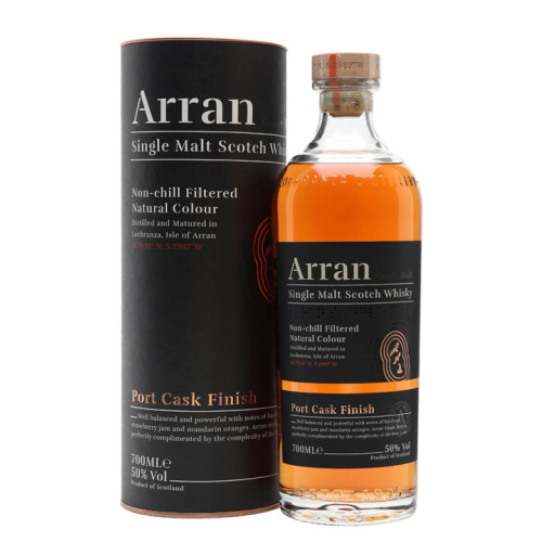 Distillery NAS Year Old – Arran Port Cask Finish Island Single Malt Scotch Whisky (Island) | N/A% ABV, 700ml – Buy Now