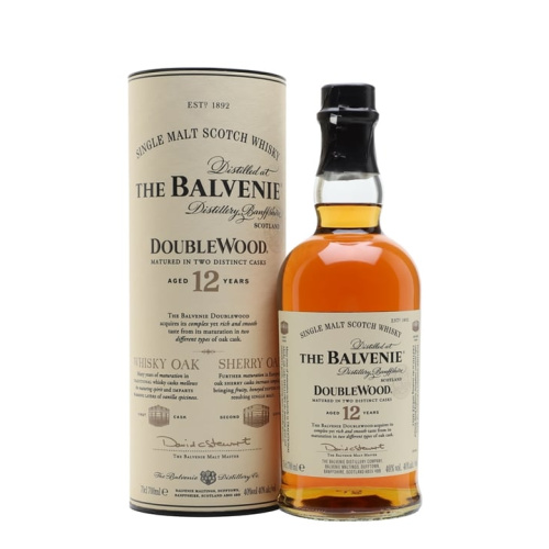 Distillery 12 Year Old – Balvenie 12 Year Old DoubleWood Speyside Single Malt Scotch Whisky (Speyside) | N/A% ABV, 700ml – Buy Now