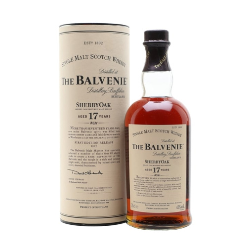Distillery 17 Year Old – Balvenie 17 Year Old / Sherry Oak Speyside Single Malt Scotch Whisky (Speyside) | N/A% ABV, 700ml – Buy Now