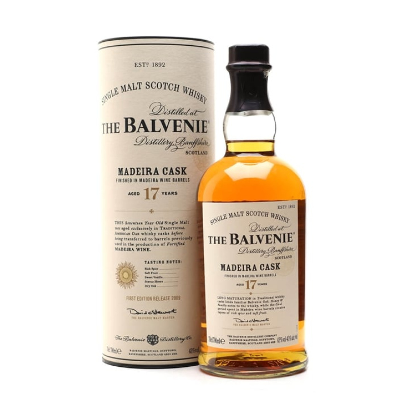 Distillery 17 Year Old – Balvenie 17 Year Old / Madeira Cask Speyside Single Malt Scotch Whisky (Speyside) | N/A% ABV, 700ml – Buy Now