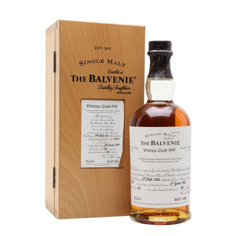 Distillery 32 Year Old – Balvenie 1968 / 32 Year Old / Cask #7294 Speyside Whisky (Speyside) | N/A% ABV, 700ml – Buy Now