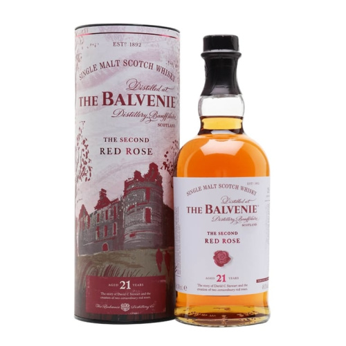 Distillery 21 Year Old – Balvenie 21 Year Old / Second Red Rose / Stories Speyside Whisky (Speyside) | N/A% ABV, 700ml – Buy Now