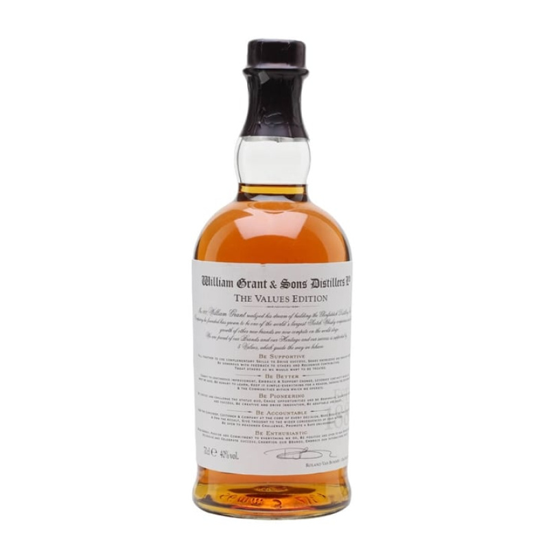 Distillery NAS Year Old – William Grant & Sons / The Values Edition Speyside Whisky (Speyside) | N/A% ABV, 700ml – Buy Now