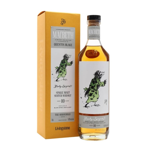 Distillery 10 Year Old – Blair Athol 10 Year Old / Bloody Sergeant / Household Series / Macbeth Act One Highland Whisky (Highland) | N/A% ABV, 700ml – Buy Now