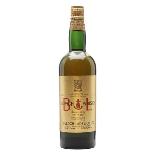 Bulloch Lade's Gold Label / Bot.1950s / Spring Cap Blended Whisky Scotland