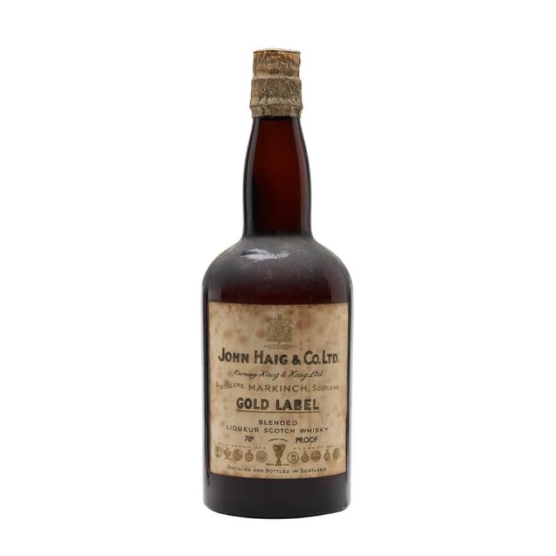 Distillery NAS Year Old – Haig's Gold Label / Cork Stopper / Bot.1940s (GEORGE VI) Blended Whisky (Scotland) | N/A% ABV, 700ml – Buy Now