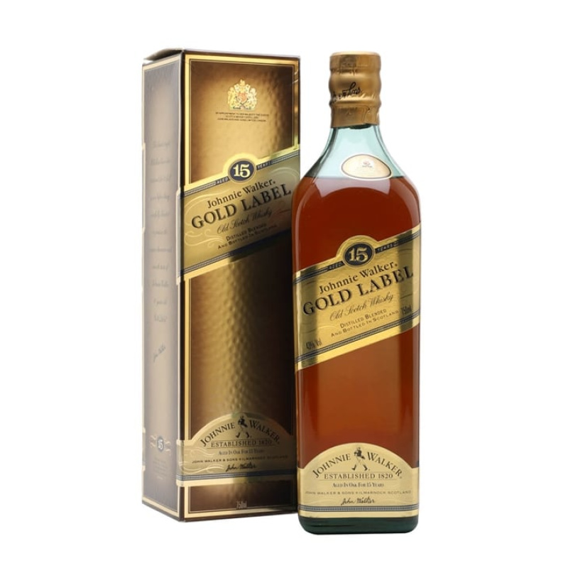 Distillery 15 Year Old – Johnnie Walker 15 Year Old / Gold Label / Bot.1990s Blended Whisky (Scotland) | N/A% ABV, 700ml – Buy Now
