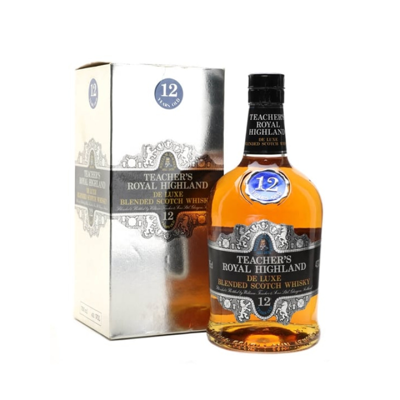 Distillery 12 Year Old – Teacher's Royal Highland 12 Year Old / Bot.1980s Blended Scotch Whisky (Highland) | N/A% ABV, 700ml – Buy Now