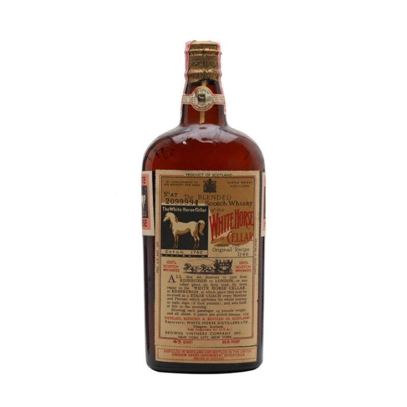 Distillery NAS Year Old – White Horse / Bot.1950s / Spring Cap Blended Scotch Whisky (Scotland) | N/A% ABV, 700ml – Buy Now