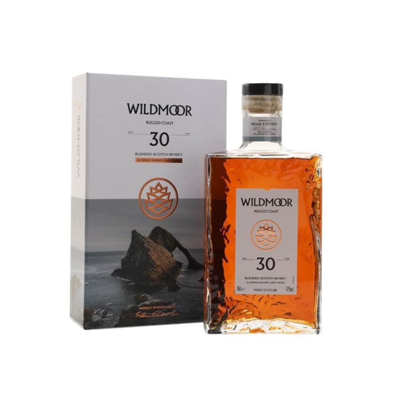Distillery 30 Year Old – Wildmoor 30 Year Old Rugged Coast Blended Scotch Whisky (Scotland) | N/A% ABV, 700ml – Buy Now