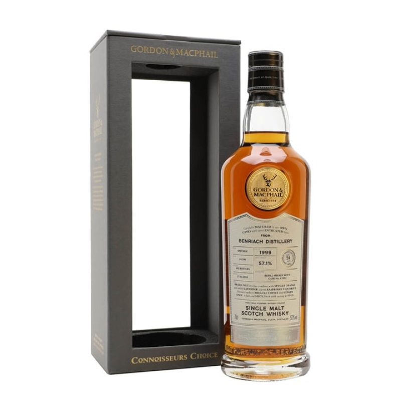 Distillery 24 Year Old – Benriach 1999 / 24 Year Old / Cask #63204 / Connoisseurs Choice Speyside Whisky (Speyside) | N/A% ABV, 700ml – Buy Now