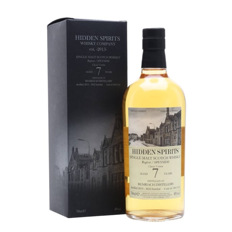 Benriach 2015 / 7 Year Old / Hidden Spirits Speyside Single Malt Scotch Whisky