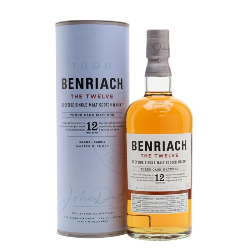 Distillery 12 Year Old – Benriach The Twelve / 12 Year Old Speyside Single Malt Scotch Whisky (Speyside) | N/A% ABV, 700ml – Buy Now