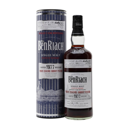 Distillery 33 Year Old – Benriach 1977 / 33 Year Old / Pedro Ximenez Sherry Finish / Cask #1033 Speyside Whisky (Speyside) | N/A% ABV, 700ml – Buy Now
