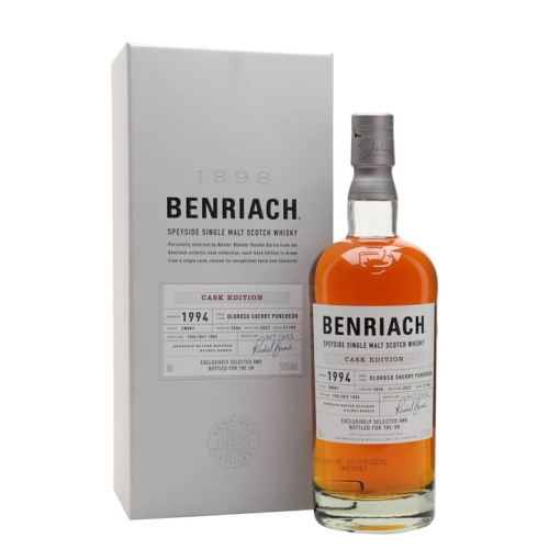 Distillery 27 Year Old – Benriach 1994 / 27 Year Old / Oloroso Cask #2056 / UK Exclusive Speyside Whisky (Speyside) | N/A% ABV, 700ml – Buy Now