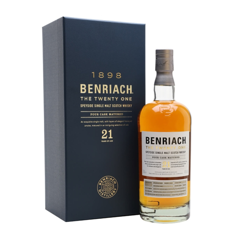 Distillery 21 Year Old – Benriach The Twenty One / 21 Year Old Speyside Whisky (Speyside) | N/A% ABV, 700ml – Buy Now