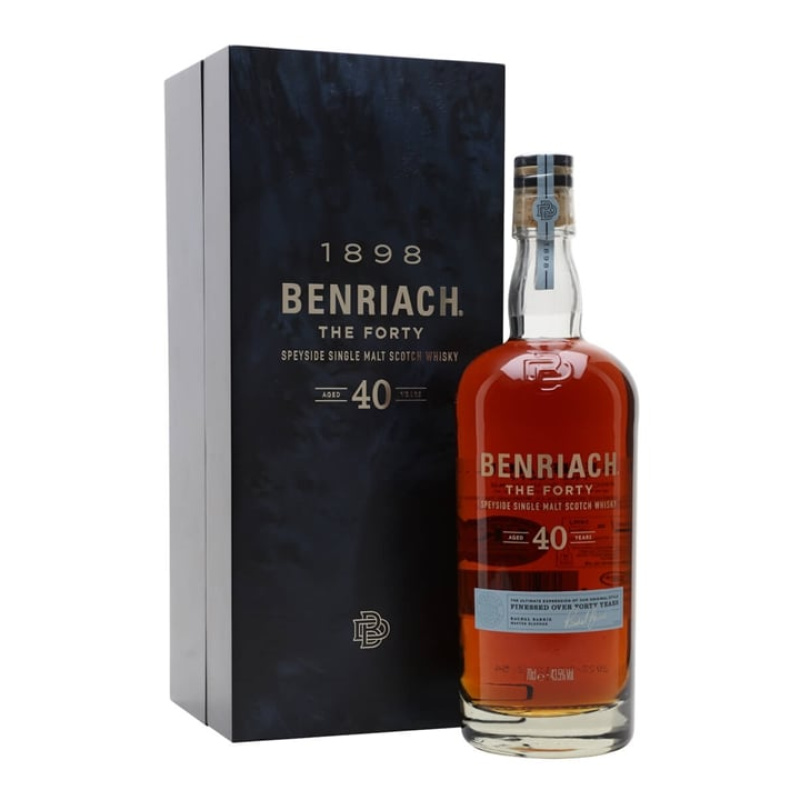 Distillery 40 Year Old – Benriach The Forty 40 Year Old Speyside Single Malt Scotch Whisky (Speyside) | N/A% ABV, 700ml – Buy Now