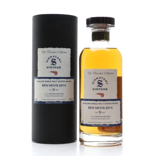 Ben Nevis 2014 / 9 Year Old / Sherry Cask / Signatory Highland Single Malt Scotch Whisky