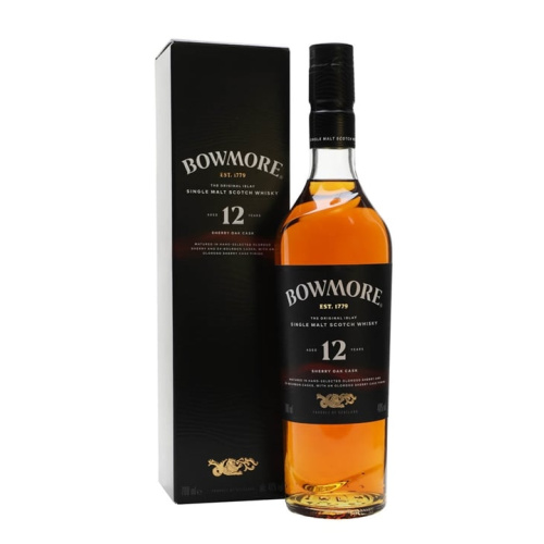 Distillery 12 Year Old – Bowmore 12 Year Old / Sherry Oak Islay Single Malt Scotch Whisky (Islay) | N/A% ABV, 700ml – Buy Now