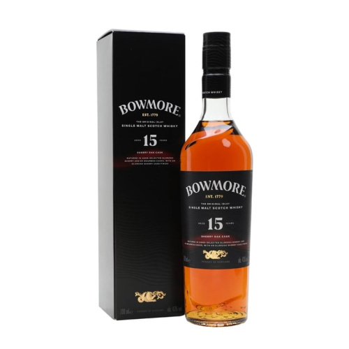 Distillery 15 Year Old – Bowmore 15 Year Old / Sherry Oak Islay Single Malt Scotch Whisky (Islay) | N/A% ABV, 700ml – Buy Now