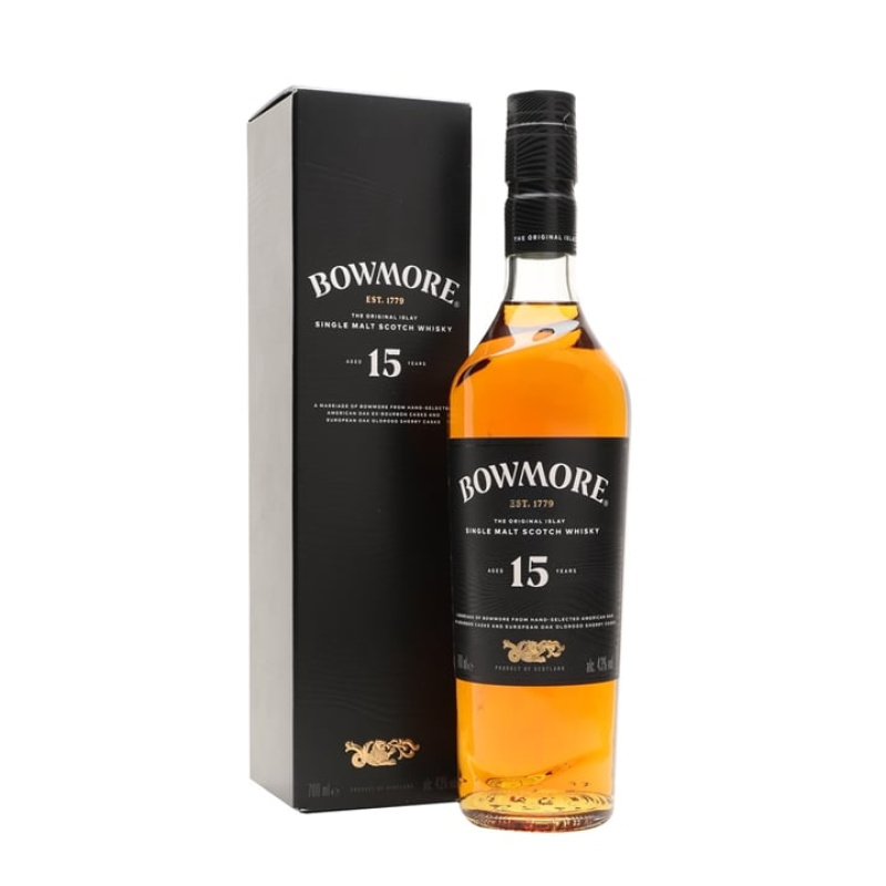 Distillery 15 Year Old – Bowmore 15 Year Old Islay Single Malt Scotch Whisky (Islay) | N/A% ABV, 700ml – Buy Now