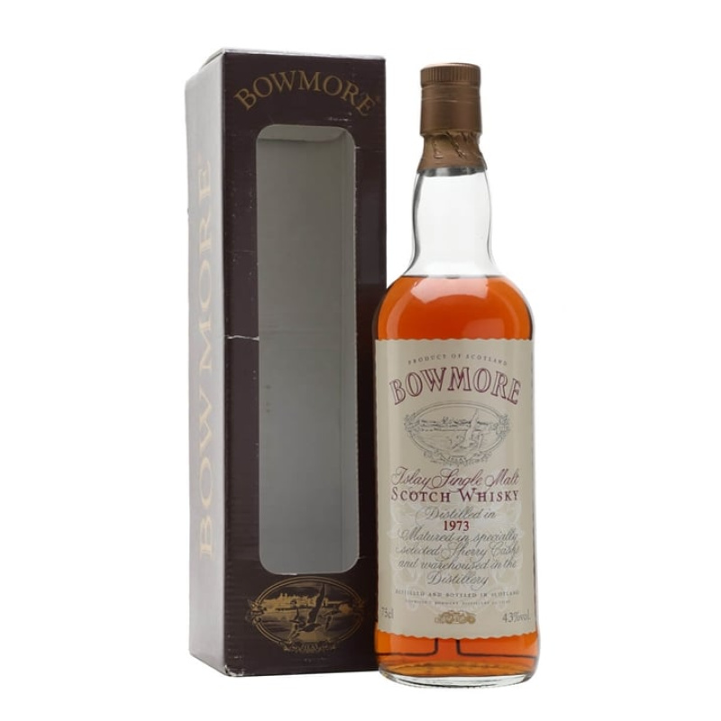 Bowmore 1973 Vintage Label / Cask 5173 + 5174 Islay Single Malt Scotch Whisky