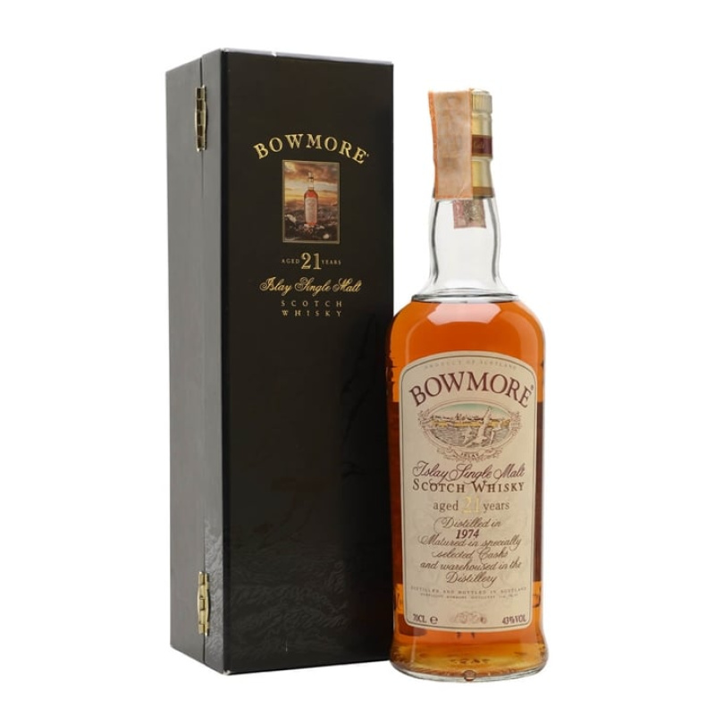 Distillery 21 Year Old – Bowmore 1974 / 21 Year Old Islay Single Malt Scotch Whisky (Islay) | N/A% ABV, 700ml – Buy Now