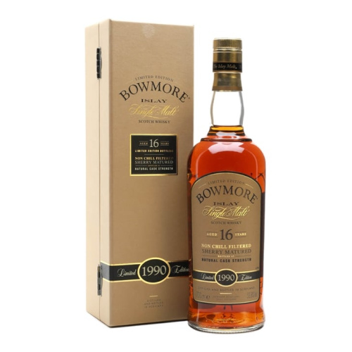 Distillery 16 Year Old – Bowmore 1990 / 16 Year Old / Sherry Cask Islay Whisky (Islay) | N/A% ABV, 700ml – Buy Now