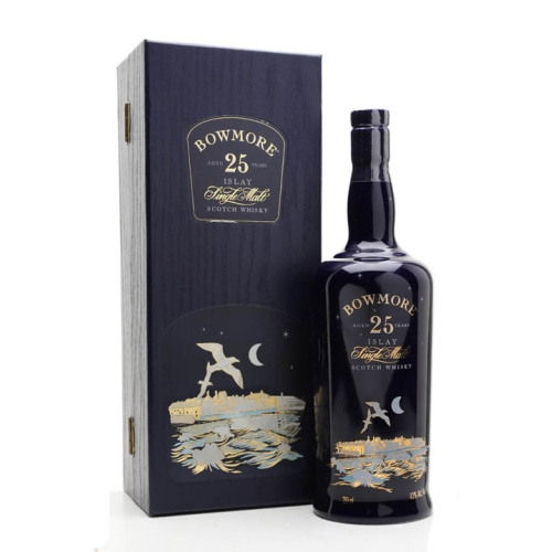 Distillery 25 Year Old – Bowmore 25 Year Old Decanter Islay Single Malt Scotch Whisky (Islay) | N/A% ABV, 700ml – Buy Now