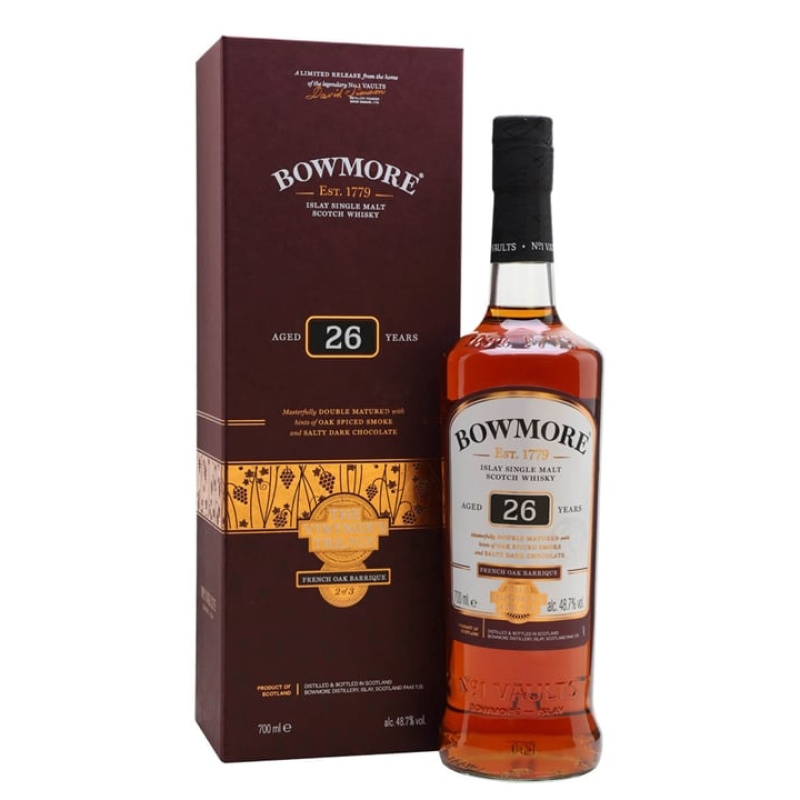 Bowmore 26 Year Old Wine Cask / Vintner's Trilogy Part 2 Islay Single Malt Scotch Whisky