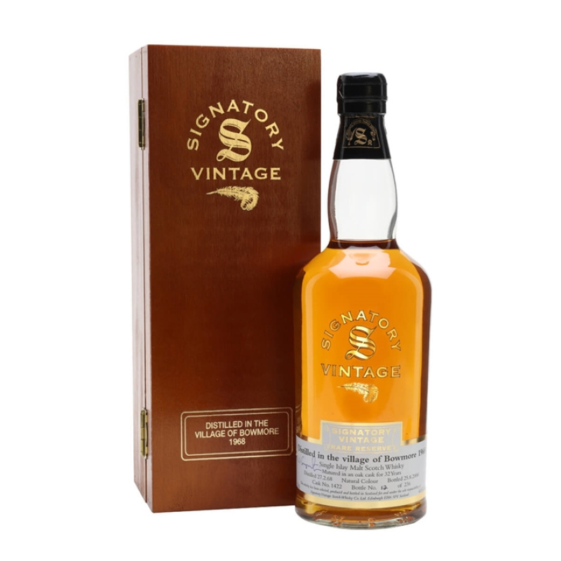 Bowmore 1968 / 32 Year Old / Rare Reserve / Cask #1422 / Signatory Islay Single Malt Scotch Whisky