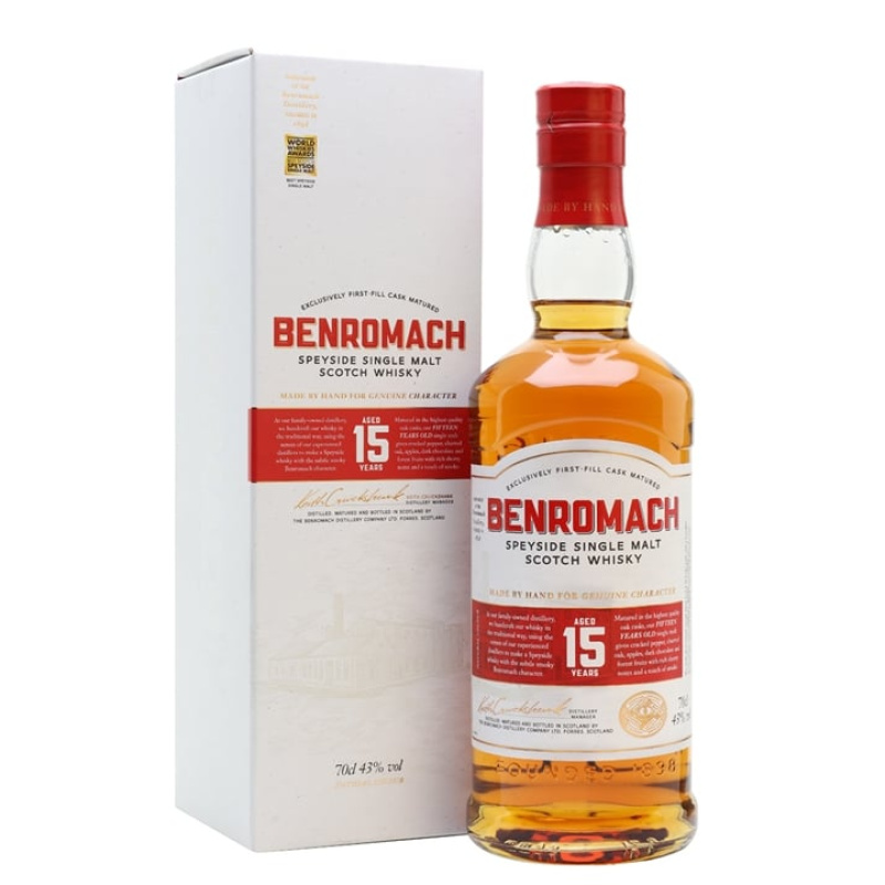 Benromach 15 Year Old Speyside Single Malt Scotch Whisky