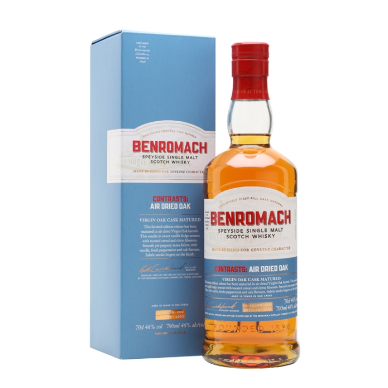Distillery NAS Year Old – Benromach 2012 Virgin Oak Air Dried Speyside Single Malt Scotch Whisky (Speyside) | N/A% ABV, 700ml – Buy Now