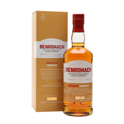 Benromach Contrasts 2013 / 10 Year Old / Virgin Oak Cask Speyside Single Malt Scotch Whisky