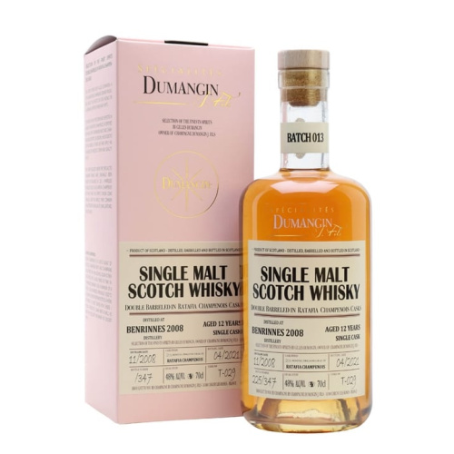 Benrinnes 2008 / 12 Year Old / Dumangin Batch 013 Speyside Single Malt Scotch Whisky
