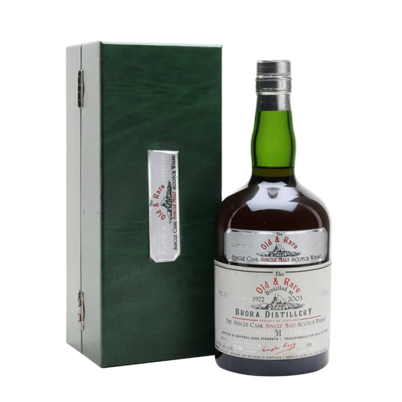 Brora 1972 / 31 Year Old / Sherry Cask / Old & Rare Platinum Highland Single Malt Scotch Whisky