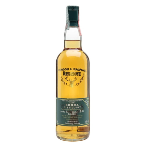 Brora 1982 / Bot.2002 / Reserve / Cask #43 / Gordon & MacPhail Highland Single Malt Scotch Whisky