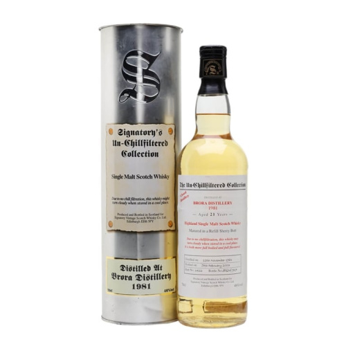 Brora 1981 / 21 Year Old / Signatory Highland Single Malt Scotch Whisky