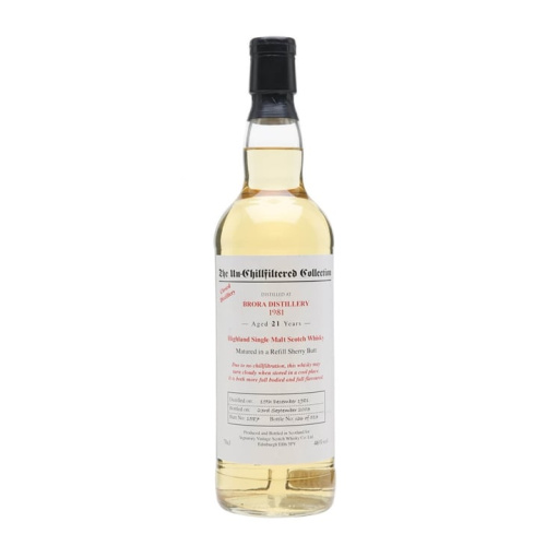 Distillery 21 Year Old – Brora 1981 / 21 Year Old / Signatory Highland Whisky (Highland) | N/A% ABV, 700ml – Buy Now