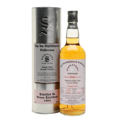 Distillery 23 Year Old – Brora 1981 / 23 Year Old / Signatory Highland Whisky (Highland) | N/A% ABV, 700ml – Buy Now