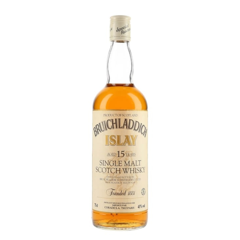 Bruichladdich 15 Year Old / 43% / 75cl / Bot.1980s Islay Single Malt Scotch Whisky