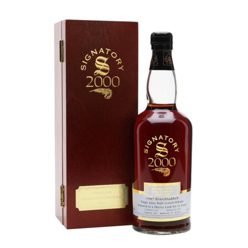Bruichladdich 1967 / 32 Year Old / Sherry Cask / Cask #162 / Signatory Islay Single Malt Scotch Whisky