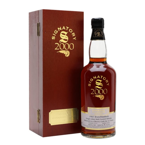 Bruichladdich 1967 / 32 Year Old / Sherry Cask / Cask #968 / Signatory Islay Single Malt Scotch Whisky